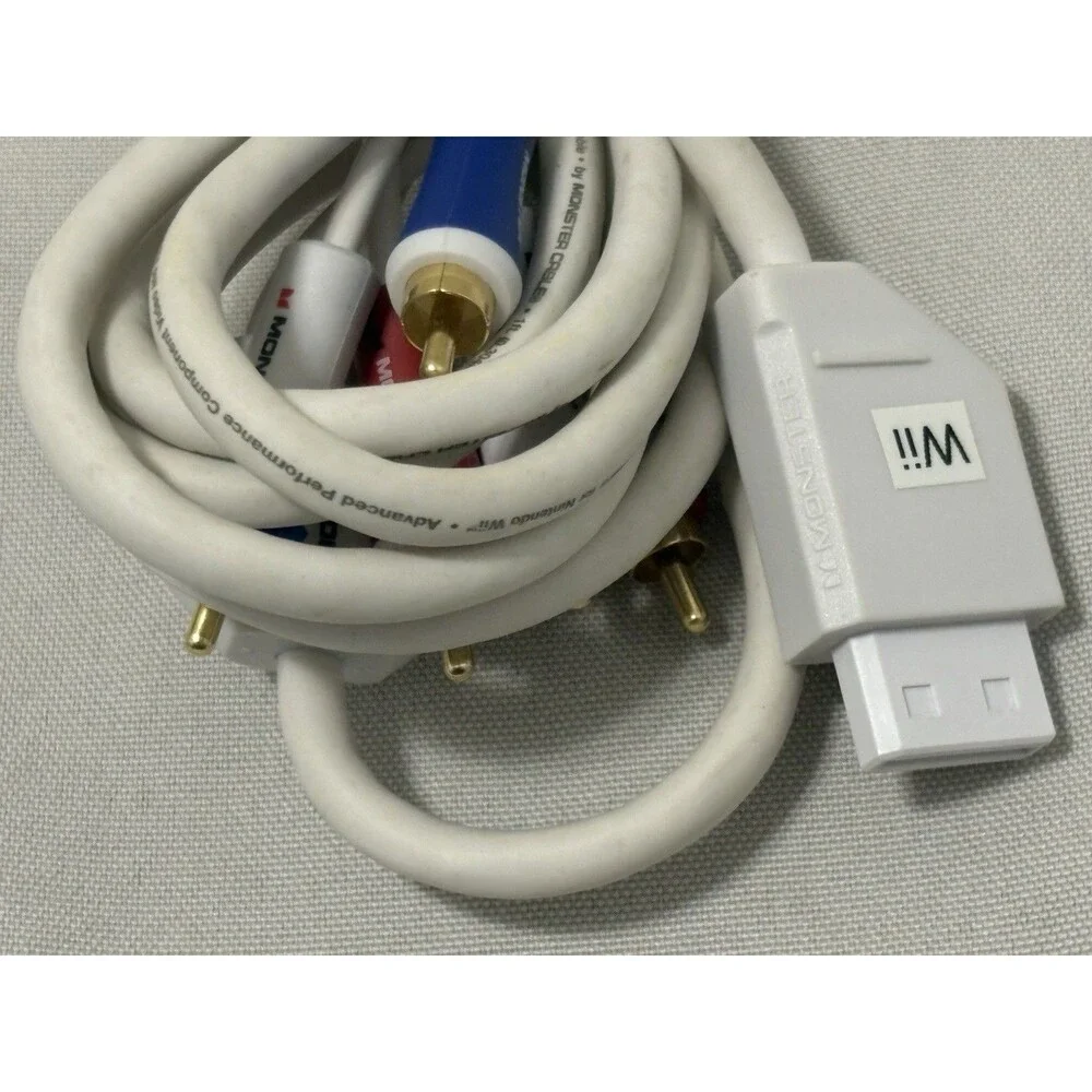 Monster Cable Advanced Performance Nintendo Wii Component Audio Video Cable